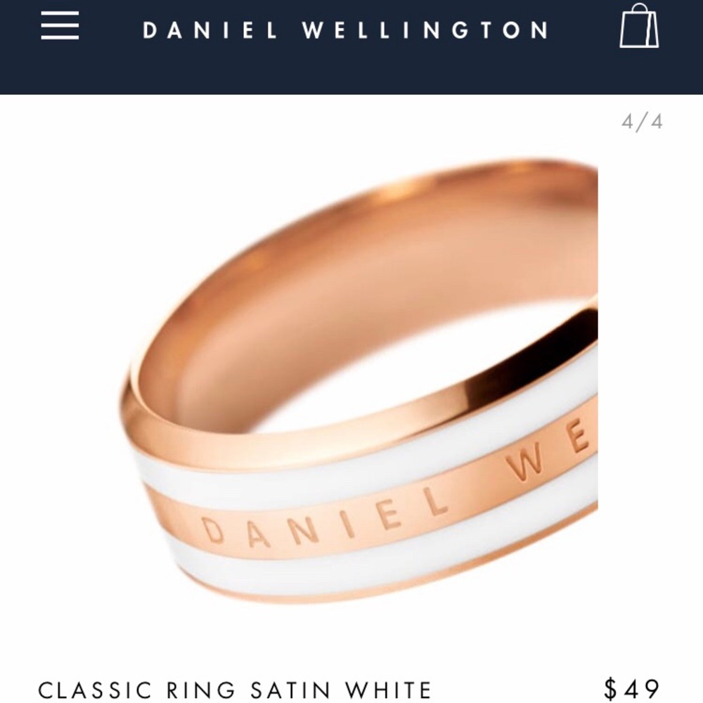 Daniel Wellington Classic ring size 6